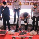 Kapolda Sulsel  Letakan Batu Pertama Pembangunan Gedung Pelayanan Publik Terintegrasi ” Wicaksana Laghawa” Polres Enrekang