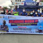 Sosialisasi Larangan Mudik Cegah Covid-19 Satlantas Polres Sidrap Gelar Aksi Simpatik