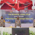 Ops Ketupat 2021, Polres Bone Terima Kunjungan Tim Supervisi Mabes Polri