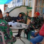 Pererat Tali Silaturahim, Danramil 02 Pengkalan Kodim Kodim 0306/50 Kota Laksanakan Komsos Dilokasi TMMD