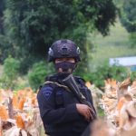 Kawal Ketat Kunjungan Kerja Menteri Pertanian RI di Kabupaten Bone, Ini Yang Dilakukan Brimob Yon C Pelopor
