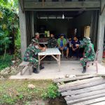 Satgas TMMD 50 Kota Gelar Komsos dengan Warga Talag Maur