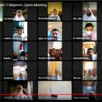 SMAN 1 Majene Melaksanakan MPLS secara Daring ZOOM VIRTUAL.