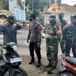 Polsek Bajeng Bersama Petugas Gabungan Laksanakan Operasi Yustisi Di Masa PPKM Skala Mikro