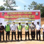 Kapolda Sulsel Lakukan Peletakan Batu Pertama Pembangunan SPN Polda Sulsel
