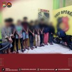 Polsek Manggala Amankan 9 Remaja Asyik Pesta Tembakau Gorila
