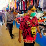 Sasar Pengunjung Pasar Sapaya Polsek Bungaya Laksanakan Operasi Yustisi