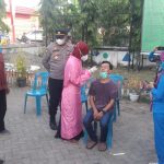 Gelar Operasi Yustisi Prokes Tripika Kec. Barombong lakukan Swab Antigen