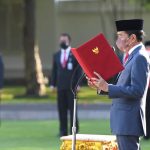 Presiden Joko Widodo Kukuhkan 68 Anggota Paskibraka 2021