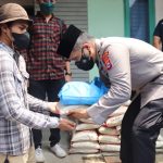 Jumat Barokah, Polda Banten Salurkan 45 Paket Sembako Kepada Penyandang Disabilitas