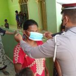 Begini Cara Sat Lantas Polres Bone Kunjungi Pemukiman Warga Cegah Penyebaran Covid-19