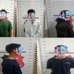 Satreskrim Polres Pelabuhan Makassar Tangkap 5 orang Komplotan Pencuri Handphone di Pulau Barrang Lompo