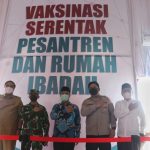Wakapolda Sulsel Tinjau Vaksinasi Merdeka Di Pesantren Nahdatul Ulum Kab.Maros