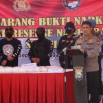 Kapolda Sulsel Pimpin Pemusnahan Barang Bukti 74, 9 Kg Sabu dan 38.604 Butir Ekstasi