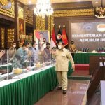 Menhan Prabowo Beri Pembekalan Kepada Calon Dubes LBBP RI