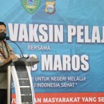 Kapolda Sulsel Tinjau Vaksinasi Pelajar Se Kabupaten Maros