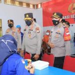 Kapolda Sulsel Tinjau Pelaksanaan Vaksinasi di Kabupaten Gowa