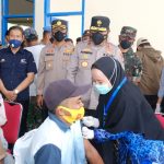 Wakapolda Sulsel Tinjau Kegiatan Vaksinasi Massal Di Jeneponto
