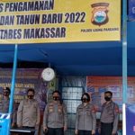 Kapolsek Ujung Pandang Didampingi Wakapolsek Kontrol Pospam Penghibur Makassar