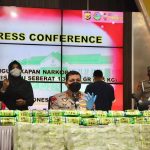 Polda Aceh Kembali Mengungkap Peredaran 133 Kg Narkoba Internasional