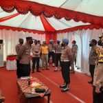 Tim Divpropam Mabes Polri Kunjungi Pos Pam Nataru Ops Lilin Candi 2021 di Polres Rembang