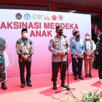 Launching Vaksinasi Merdeka Anak, Kapolri: Upaya Menjaga Generasi Penerus Bangsa