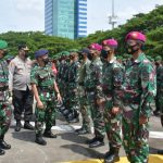 Kodam Hasanuddin Laksanakan Apel Gelar Pasukan Sambut Kunker Wapres RI.