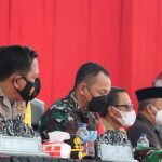 Kapolres Polman Hadiri Pengambilan Sumpah Jabatan dan Pelantikan Kepala Desa Pilkades Serentak Kabupaten Polman Periode 2022-2028