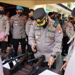 Cek Senpi Anggota, Kapolres Enrekang Berpesan Jangan Sampai Ada Pelanggaran