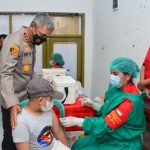 Kapolda NTT Tinjau Pelaksanaan Vaksinasi Merdeka Anak