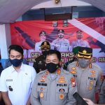 Kapolda Sulsel Tinjau Pelaksanaan Vaksinasi Anak di SDN Balangnipa Sinjai