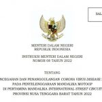 Mendagri Terbitkan Ketentuan Pencegahan dan Penanggulangan COVID-19 di Ajang MotoGP Mandalika