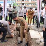 Bupati Dan Kapolres Serta Forkopimda Gowa Letakkan Baru Pertama Pembangunan Masjid.