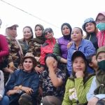 Senam sehat silaturahmi TMC Sultra bersama Sanggar senam Club’ silaturahmi di rangkai live streaming kuis berhadiah