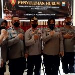 TIM SIKUM POLRESTABES MAKASSAR, BERI PENYULUHAN HUKUM KEPADA SELURUH TAHANAN