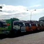 Khawatir Sembako Naik, PERAK Turunkan Ratusan Truk Demo di Dishub dan DPRD Sulsel