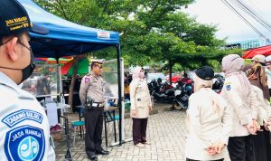 Tingkatkan PAD Pajak Kendaraan, UPTP Samsat Wilayah Makassar II Utara Laksanakan Razia