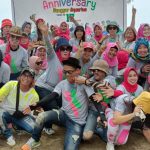Anniversary Sanggar Senam Aquarius Yang Ke-17 TahunDi Pantai Toronipa