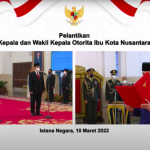 Presiden Jokowi Lantik Kepala Otorita IKN dan Gubernur Sulsel