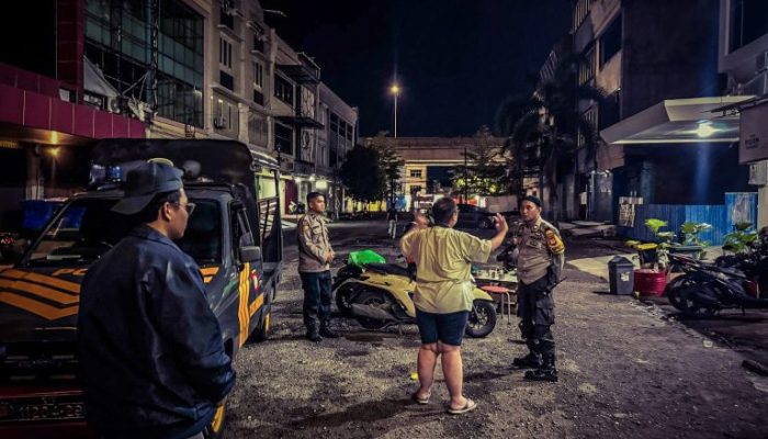 Cegah Kriminalitas, Unit Sabhara Polsek Panakkukang Intensifkan Patroli Malam