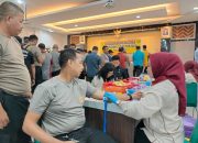 Kapolsek Bontoala Ikuti Pemeriksaan Kesehatan Berkala di Polrestabes Makassar