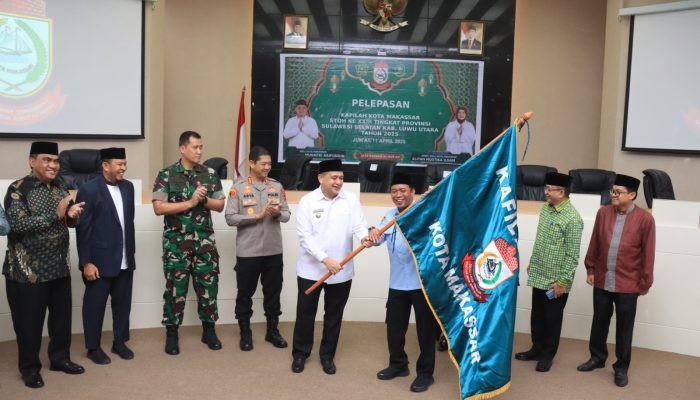 Wali Kota Makassar Lepas Kafilah STQH XXIII ke Tingkat Provinsi Sulsel