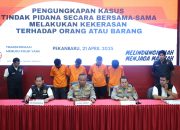 Polda Riau Tangkap Empat Debt Collector yang Terlibat Pengrusakan dan Intimidasi