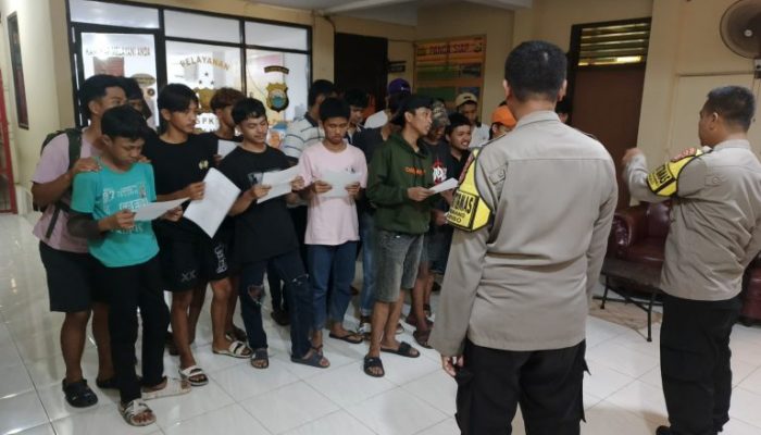 Antisipasi Gangguan Kamtibmas, Polsek Mariso Data dan Bina Remaja Potensial Tawuran