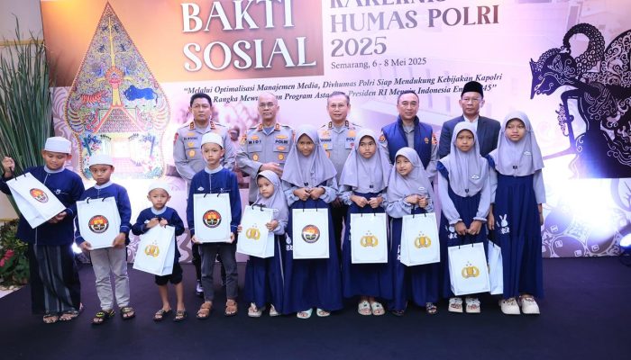 Rakernis Humas Polri 2025 Dibuka dengan Bakti Sosial dan Bakti Kesehatan di Akpol Semarang