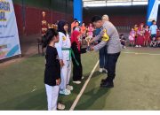 Bhabinkamtibmas Buloa Polsek Tallo Mengikuti Kegiatan Olimpiade Olahraga Siswa Nasional