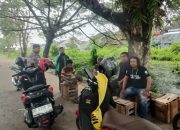 Pak Bhabin Sambangi Ojek Online, Ajak Bersinergi Jaga Keamanan