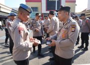 Pastikan Disiplin Anggota, Propam Polrestabes Makassar Lakukan Pemeriksaan Gaktibplin