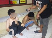 Patroli Dini Hari Polsek Manggala Bekuk Dua Pemuda Bawa Samurai