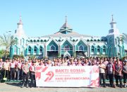 Hari Bhayangkara ke-79, Polrestabes Makassar Pererat Kebersamaan Lewat Aksi Bersih Tempat Ibadah